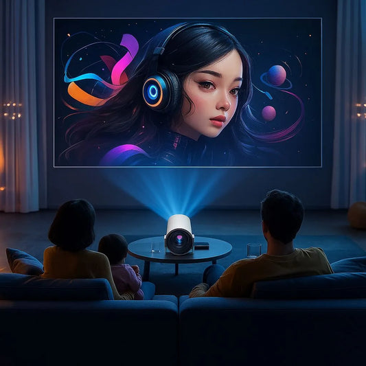 🎥 Proyector Inteligente HY300 Wi-Fi 6 con Soporte 4K | Envío Gratis y Pago Contra Entrega