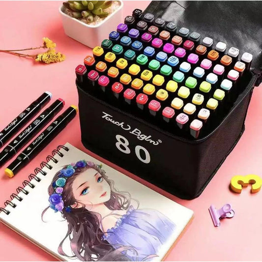 Kit de Marcadores Doble Punta Touch — Colores Vibrantes para Artistas y Diseñadores