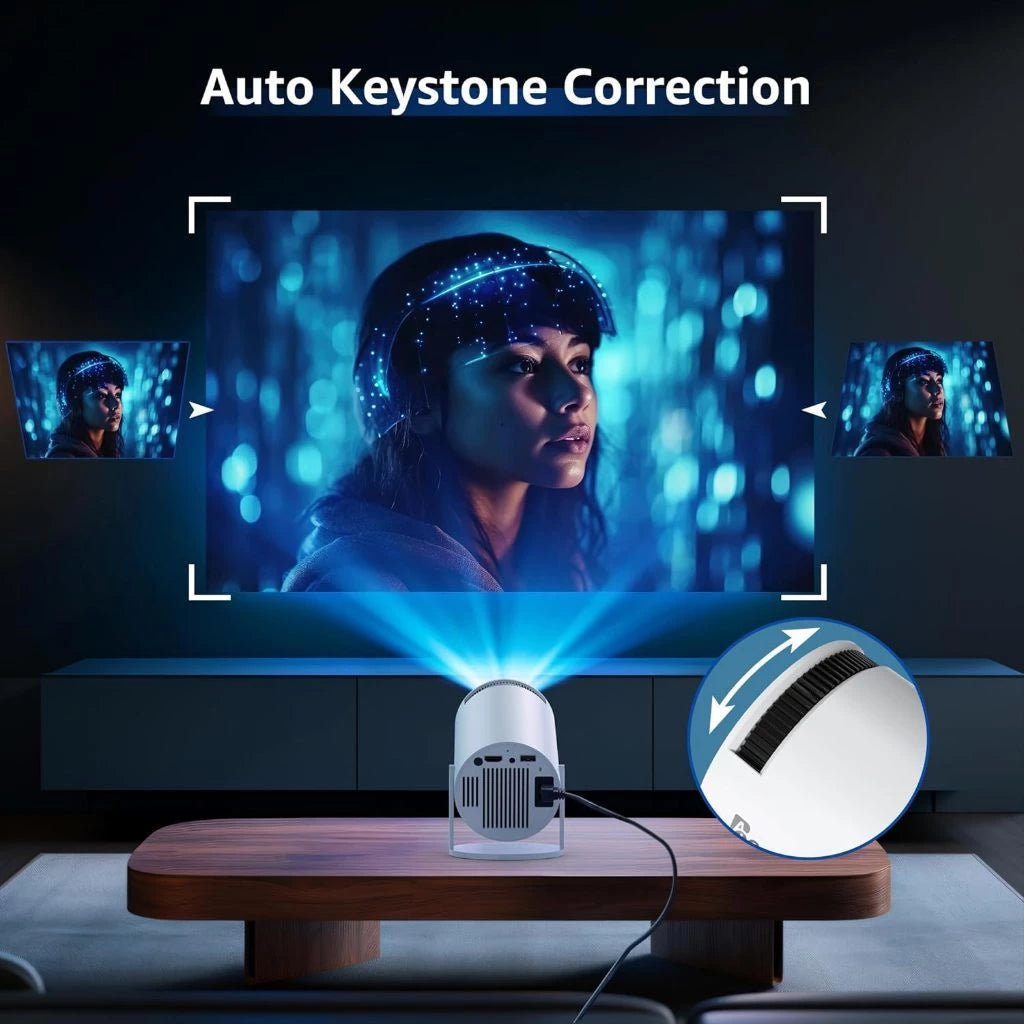 🎥 Proyector Inteligente HY300 Wi-Fi 6 con Soporte 4K | Envío Gratis y Pago Contra Entrega