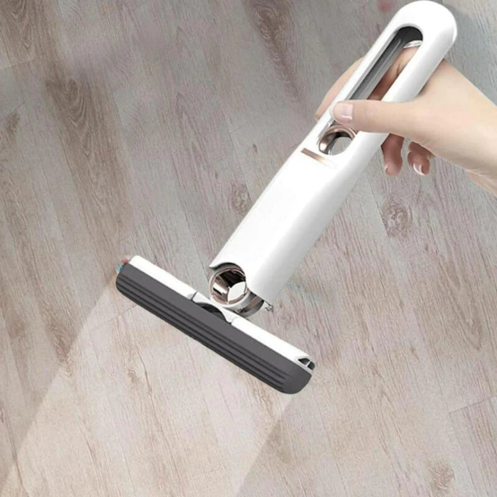 🧽 Mini Trapero Portátil 2 en 1 – Limpieza fácil sin mojarte las manos